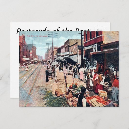 Old Briefkaart - Chicago, Illinois (Voorkant / Achterkant)