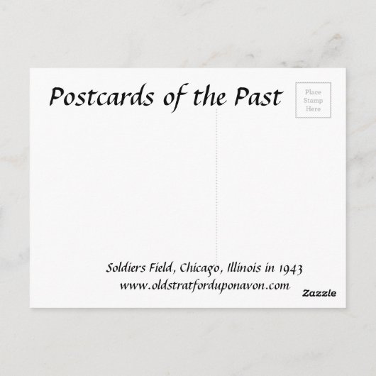 Old Briefkaart - Chicago, Illinois (Achterkant)