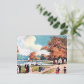 Old Briefkaart - Clapham Common, Londen (Staand voorkant)