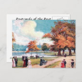 Old Briefkaart - Clapham Common, Londen (Voorkant / Achterkant)