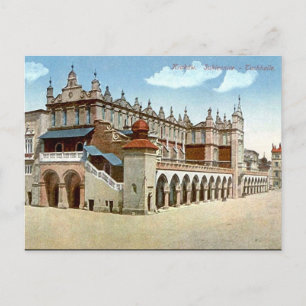 Old Briefkaart - Cloth Hall, Krakow, Polen
