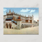 Old Briefkaart - Cloth Hall, Krakow, Polen (Voorkant)