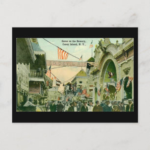 Old Briefkaart - Coney Island, New York City