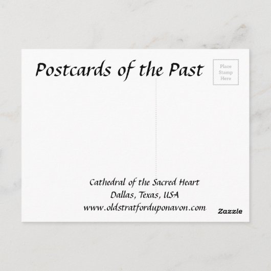 Old Briefkaart - Dallas, Texas (Achterkant)