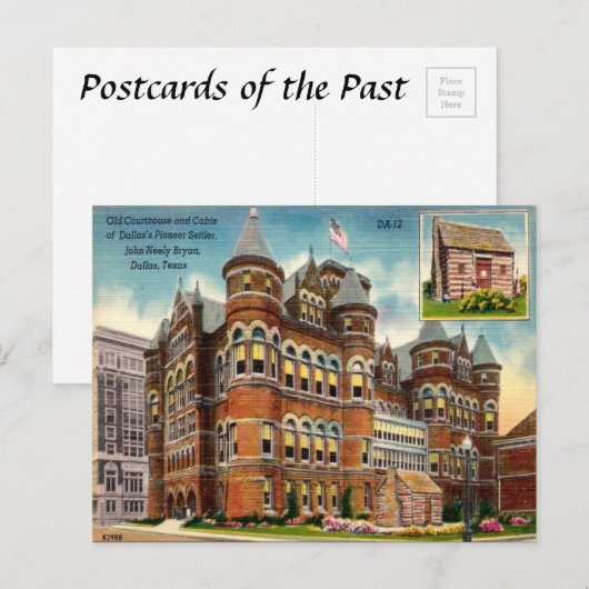 Old Briefkaart - Dallas, Texas (Voorkant / Achterkant)