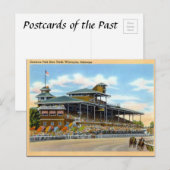 Old Briefkaart, Delaware Park Race Track, Wilmingt Briefkaart (Voorkant / Achterkant)