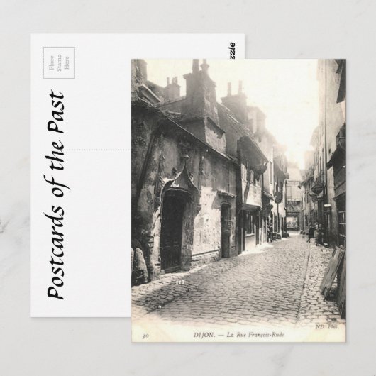 Old Briefkaart - Dijon, Côte d'Or, Frankrijk (Voorkant / Achterkant)