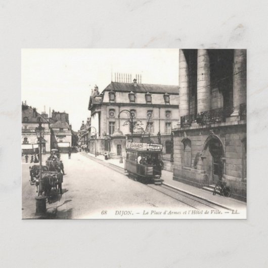 Old Briefkaart - Dijon, Côte d'Or, Frankrijk (Voorkant)