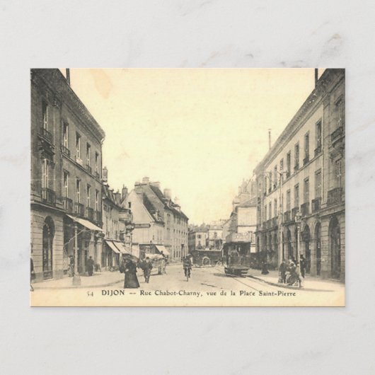 Old Briefkaart - Dijon, Côte d'Or, Frankrijk (Voorkant)