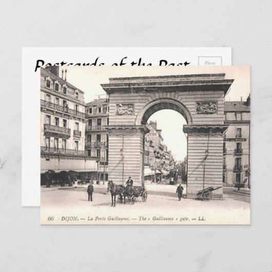 Old Briefkaart - Dijon, Côte d'Or, Frankrijk (Voorkant / Achterkant)