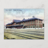 Old Briefkaart - Dodge City, Kansas, Verenigde Sta (Voorkant)