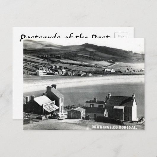 Old Briefkaart - Downings, Co Donegal, Ierland (Voorkant / Achterkant)