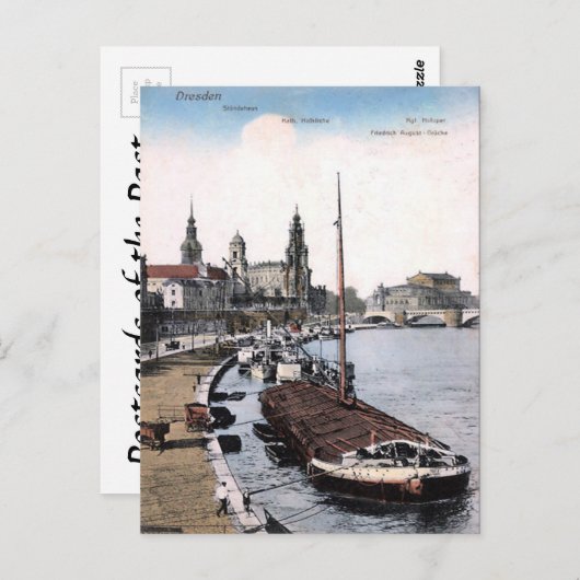 Old Briefkaart - Dresden, Duitsland (Voorkant / Achterkant)