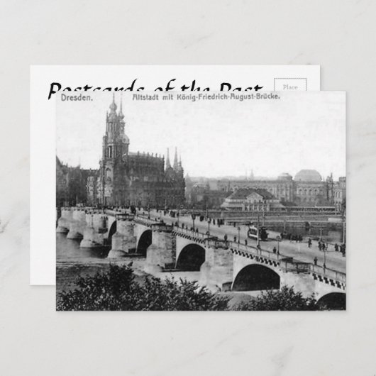 Old Briefkaart - Dresden, Duitsland (Voorkant / Achterkant)