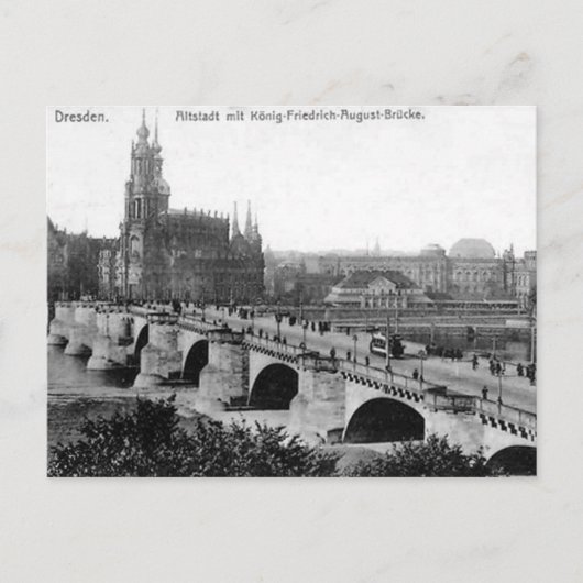 Old Briefkaart - Dresden, Duitsland (Voorkant)