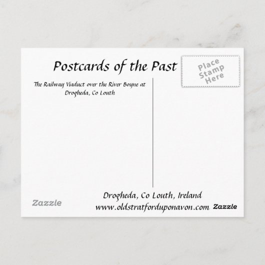 Old Briefkaart - Drogheda, Co Louth, Ierland (Achterkant)