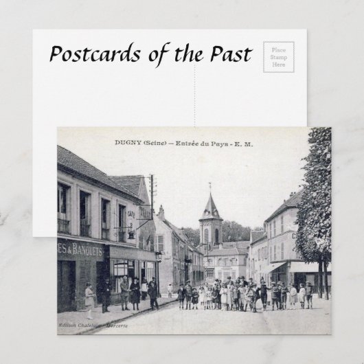 Old Briefkaart - Dugny, Seine-St-Denis, Frankrijk (Voorkant / Achterkant)