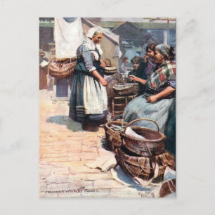 Old Briefkaart - Dundee Market, Schotland