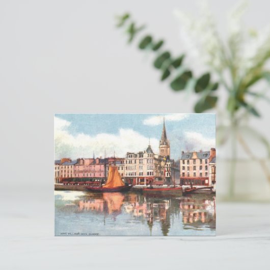 Old Briefkaart - Dundee, Schotland (Staand voorkant)