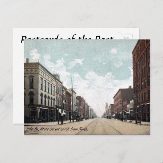 Old Briefkaart - Erie, Pennsylvania (Voorkant / Achterkant)