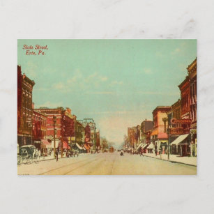 Old Briefkaart - Erie, Pennsylvania, Verenigde Sta