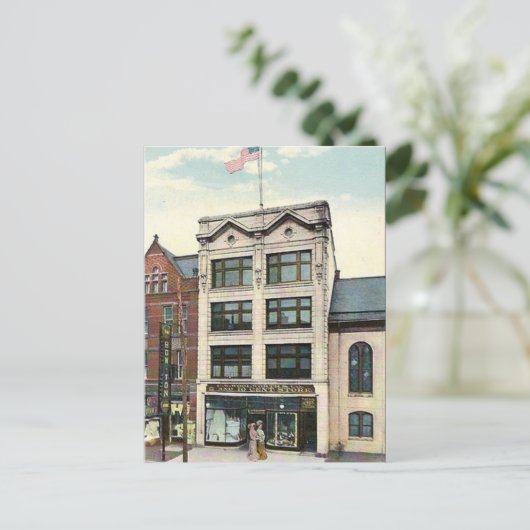 Old Briefkaart - F W Woolworth's, York, Pennsylvan (Staand voorkant)