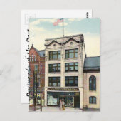 Old Briefkaart - F W Woolworth's, York, Pennsylvan (Voorkant / Achterkant)