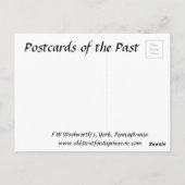 Old Briefkaart - F W Woolworth's, York, Pennsylvan (Achterkant)