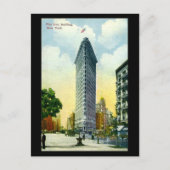 Old Briefkaart, Flat Iron Building, New York City Briefkaart (Voorkant)