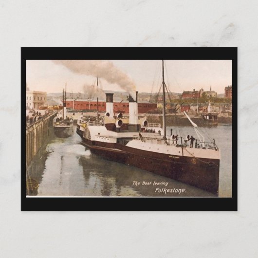 Old Briefkaart - Folkestone, Kent (Voorkant)
