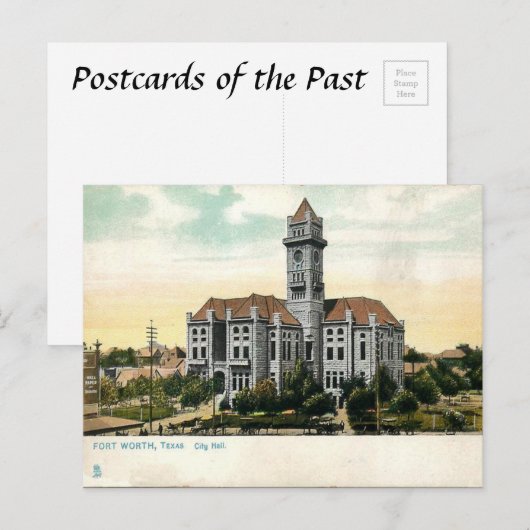 Old Briefkaart - Fort Worth, Texas (Voorkant / Achterkant)