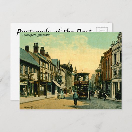 Old Briefkaart - Frenchgate, Doncaster, Yorkshire (Voorkant / Achterkant)