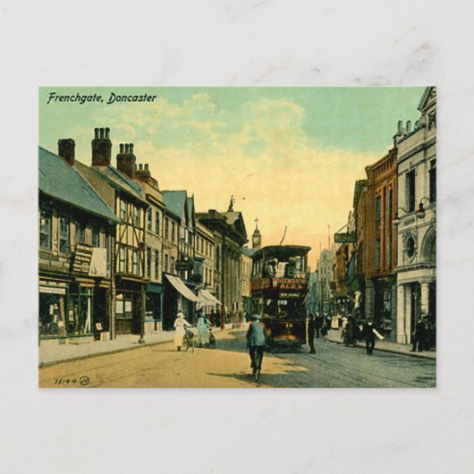 Old Briefkaart - Frenchgate, Doncaster, Yorkshire (Voorkant)