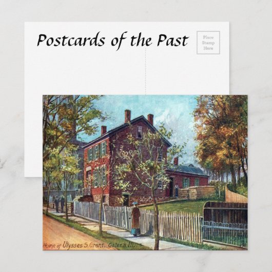 Old Briefkaart - Galena, Illinois, Verenigde State (Voorkant / Achterkant)