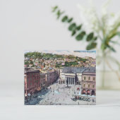 Old Briefkaart - Genova, Italia (Staand voorkant)