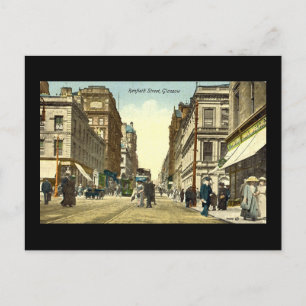 Old Briefkaart, Glasgow, Renfield Street, 1918 Briefkaart