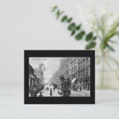 Old Briefkaart, Glasgow, Sauchiehall Street Briefkaart (Staand voorkant)