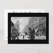 Old Briefkaart, Glasgow, Sauchiehall Street Briefkaart (Voorkant / Achterkant)