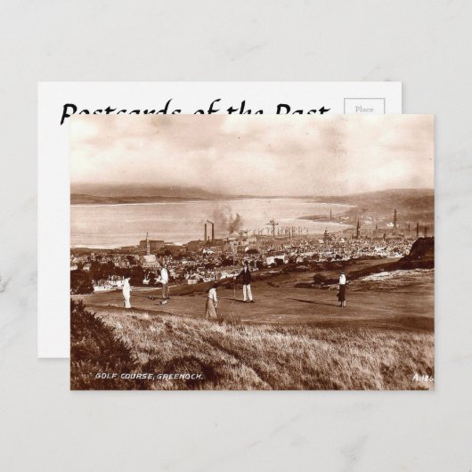 Old Briefkaart - Golf Course, Greenock, Schotland (Voorkant / Achterkant)