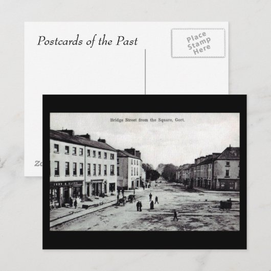 Old Briefkaart - Gort, Co Galway, Ierland (Voorkant / Achterkant)