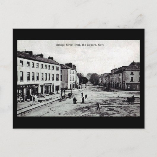 Old Briefkaart - Gort, Co Galway, Ierland (Voorkant)