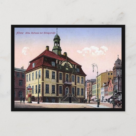 Old Briefkaart - Hamburg Altona, Duitsland (Voorkant)