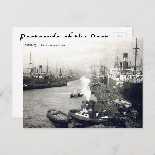 Old Briefkaart - Hamburg, Duitsland. (Voorkant / Achterkant)
