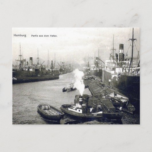 Old Briefkaart - Hamburg, Duitsland. (Voorkant)