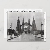 Old Briefkaart - Hammersmith Bridge, Londen (Voorkant / Achterkant)