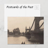 Old Briefkaart - Hammersmith Bridge, Londen (Voorkant / Achterkant)
