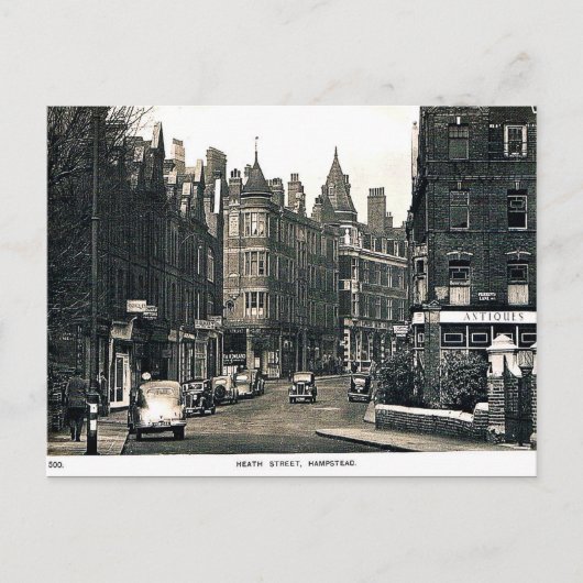 Old Briefkaart - Hampstead, Londen (Voorkant)