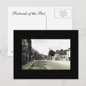 Old Briefkaart - High Street, Woodstock, Oxfordshi (Voorkant / Achterkant)