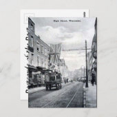 Old Briefkaart - High Street, Worcester (Voorkant / Achterkant)