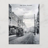 Old Briefkaart - High Street, Worcester (Voorkant)